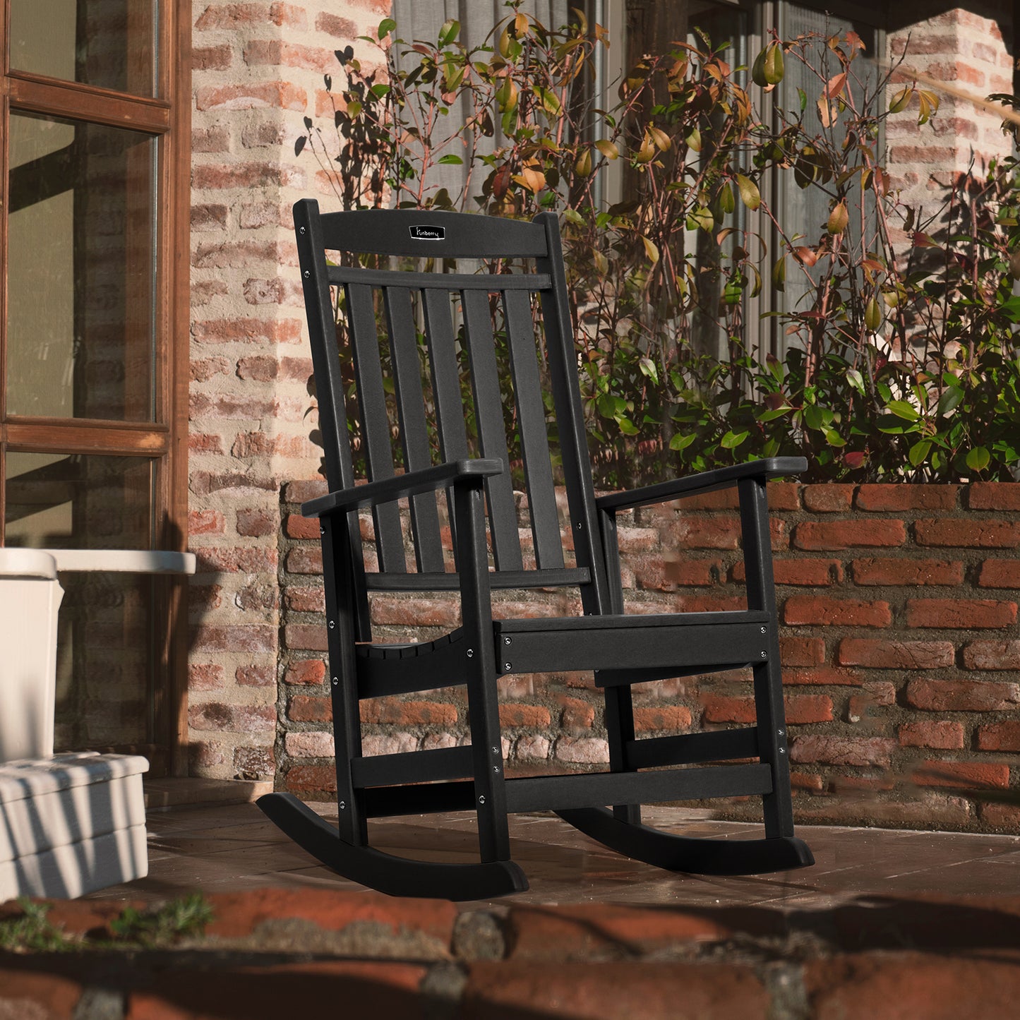Patio Rocking Chairs, Poly Lumber Rocker, All Weather Rocking Chair Outdoor