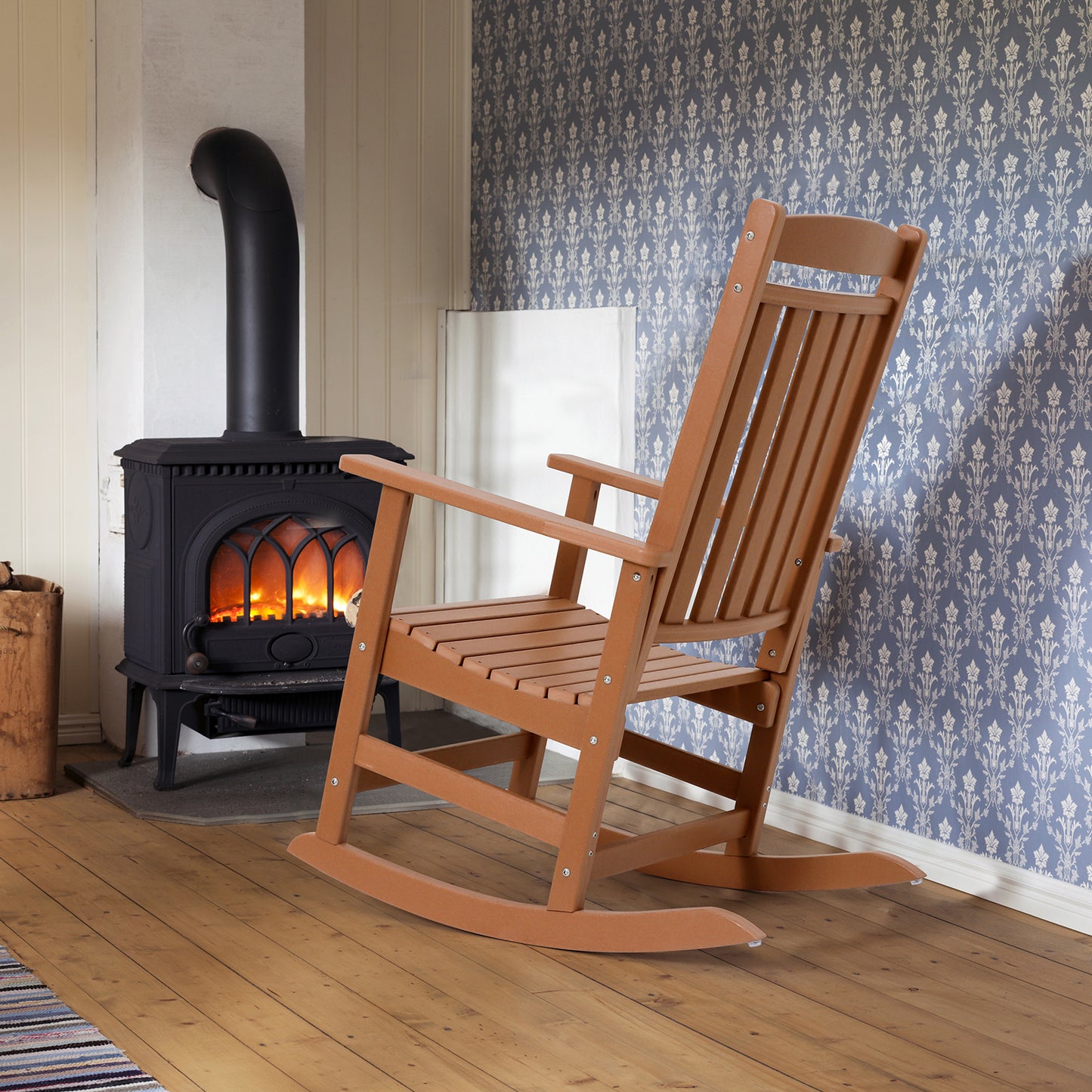 Patio Rocking Chairs, Poly Lumber Rocker, All Weather Rocking Chair Outdoor