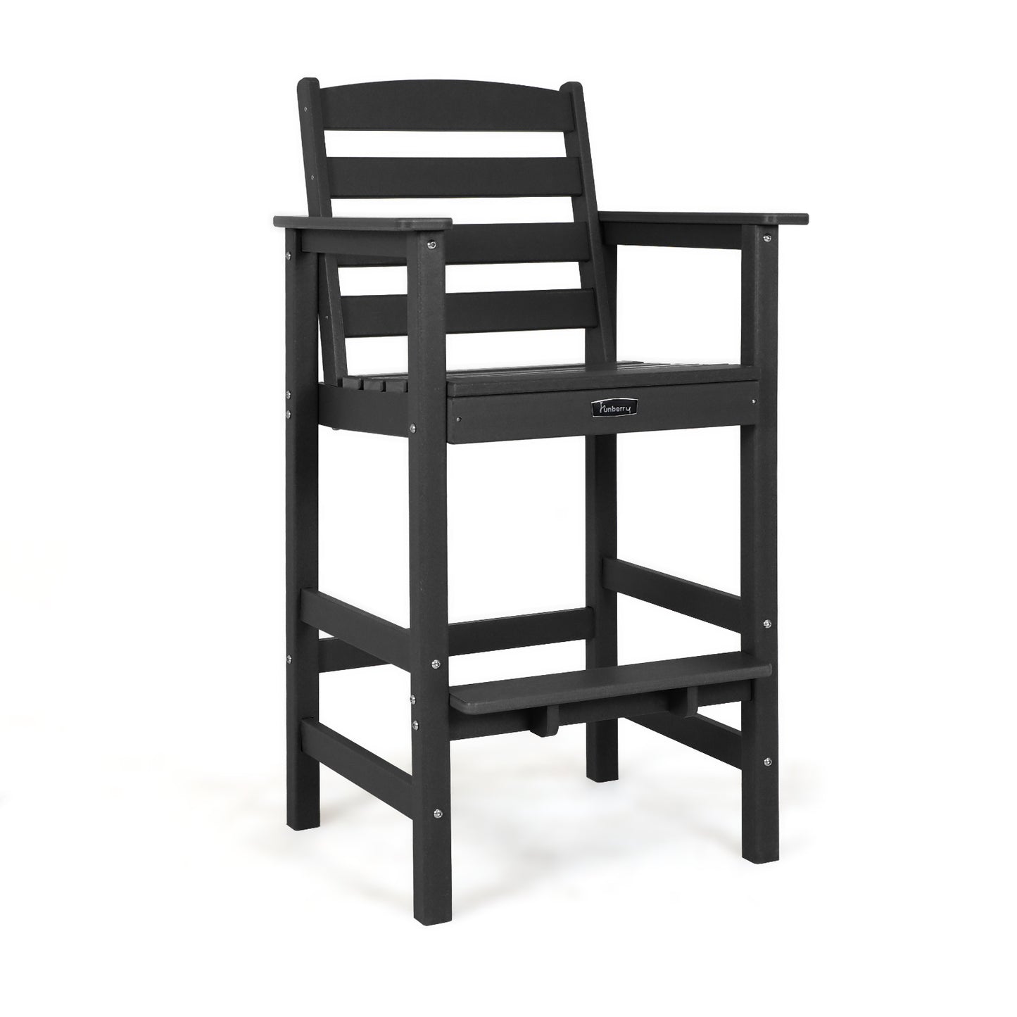 Bar Height Outdoor Chair, Tall Adirondack Chair, All Weather Outdoor Bar Chairs