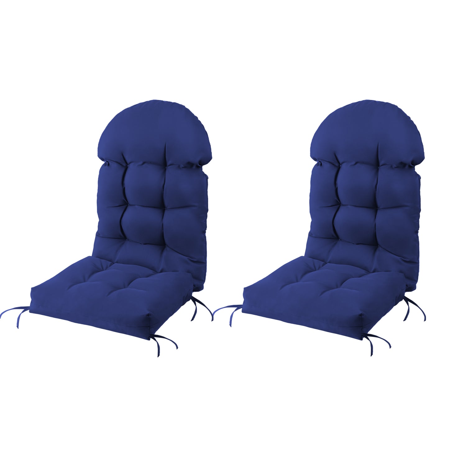 Adirondack Chair Cushion 2 Pack, Thick Comfy Rocking Chair Cushion, High Back Patio Chair Cushions