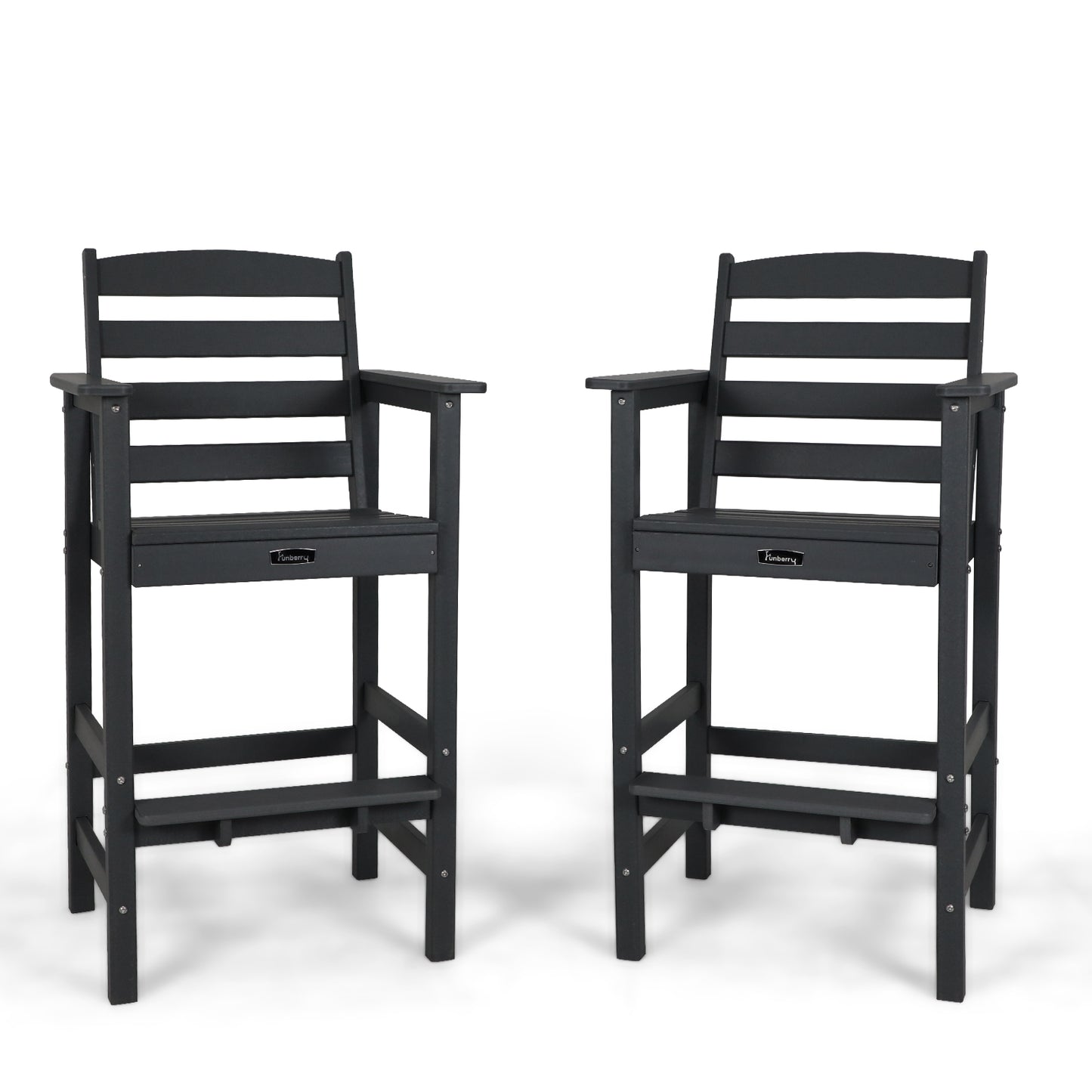 Bar Height Outdoor Chair, Tall Adirondack Chair, All Weather Outdoor Bar Chairs