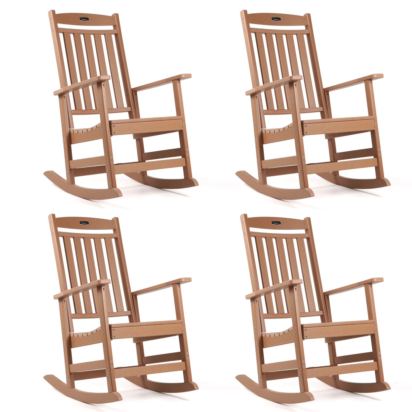 Patio Rocking Chairs, Poly Lumber Rocker, All Weather Rocking Chair Outdoor