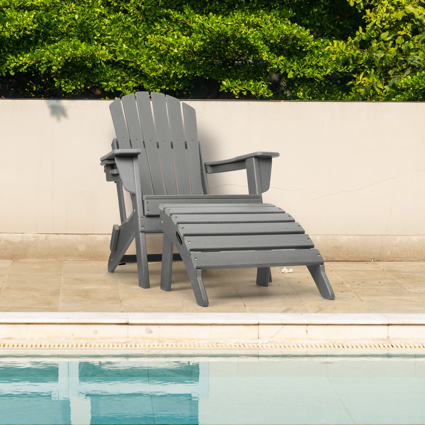 Adirondack Ottoman, Adirondack Foot Rest, Easy Storage Outdoor Foot Rest