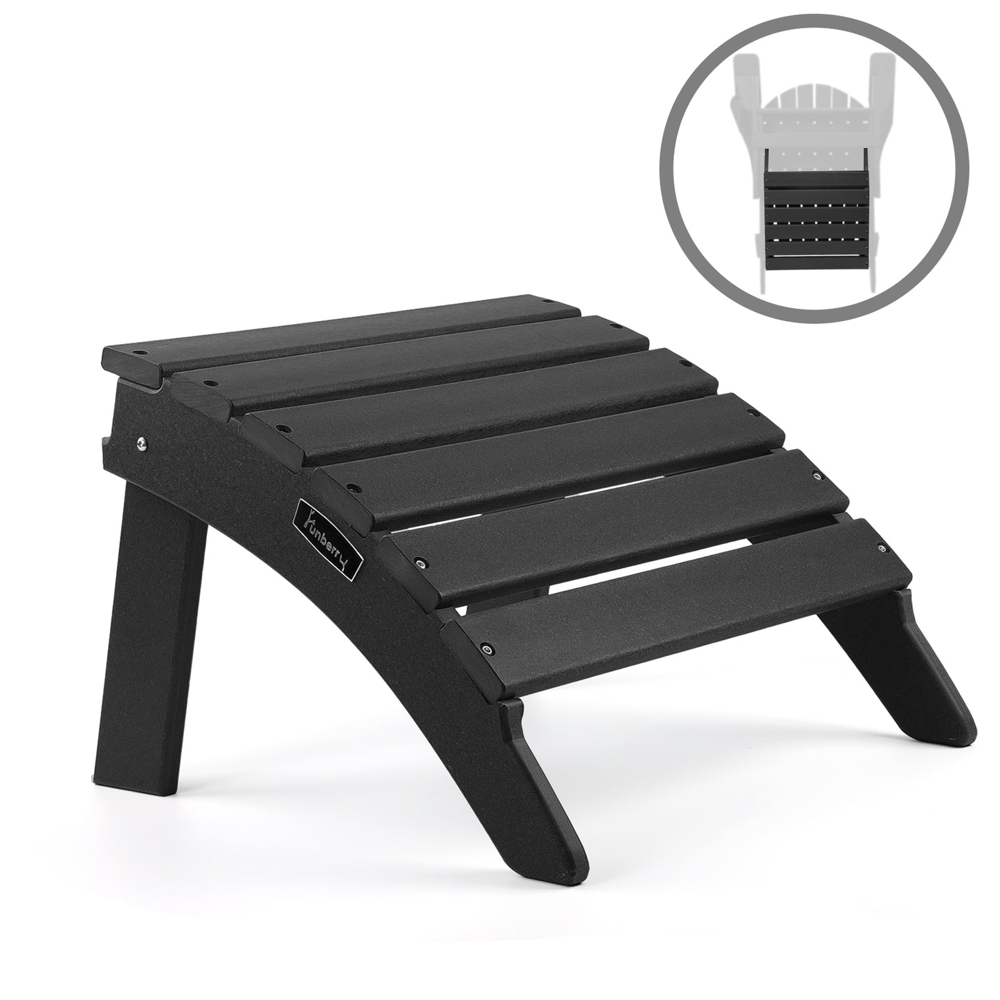 Adirondack Ottoman, Adirondack Foot Rest, Easy Storage Outdoor Foot Rest