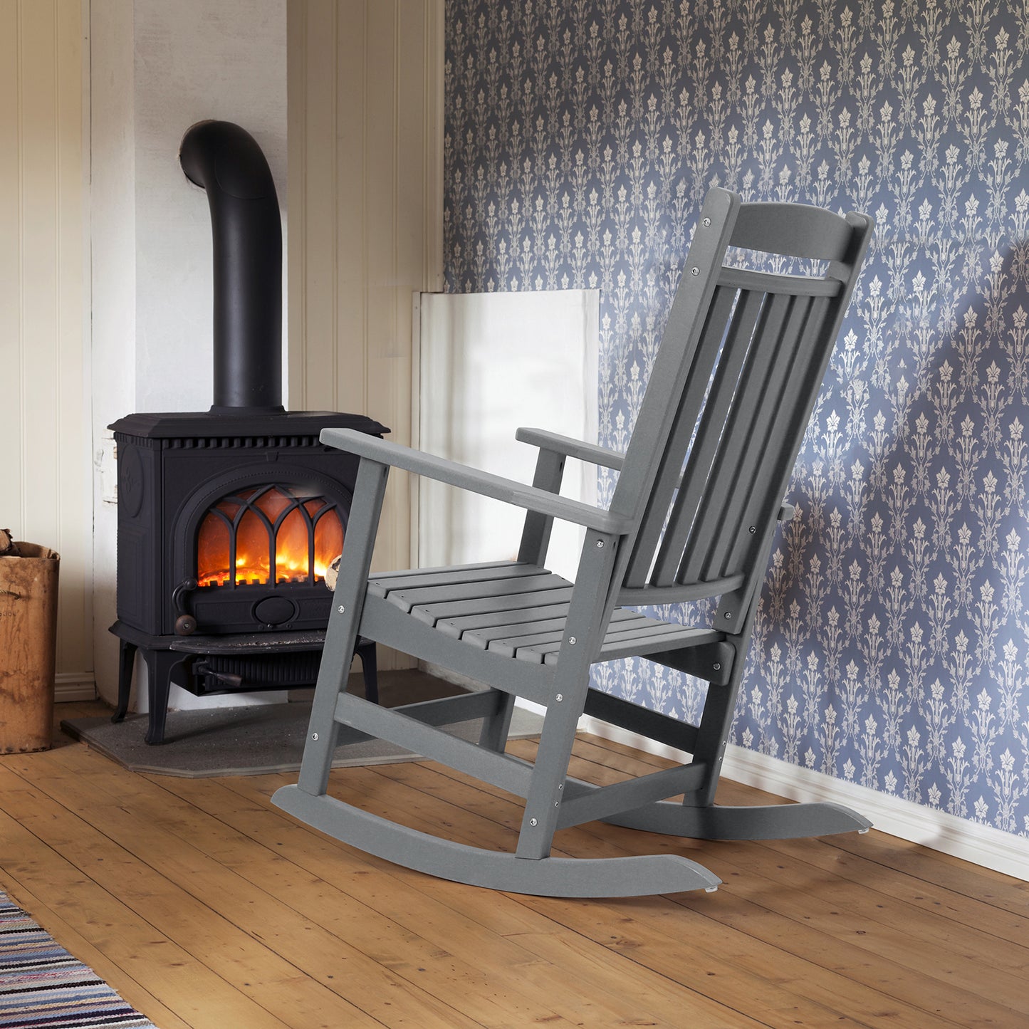 Patio Rocking Chairs, Poly Lumber Rocker, All Weather Rocking Chair Outdoor