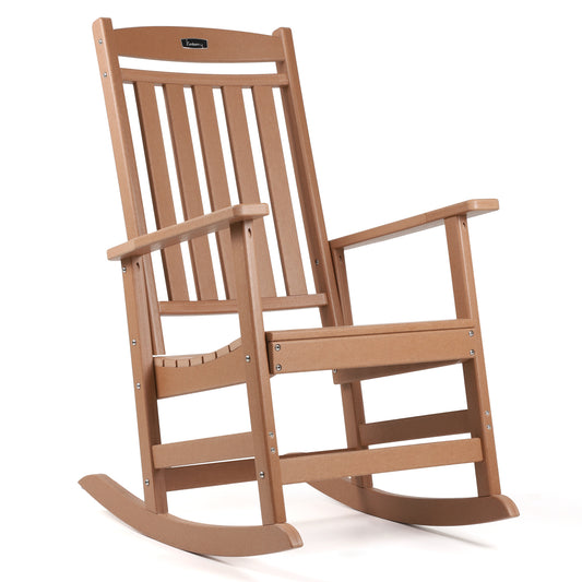 Patio Rocking Chairs, Poly Lumber Rocker, All Weather Rocking Chair Outdoor