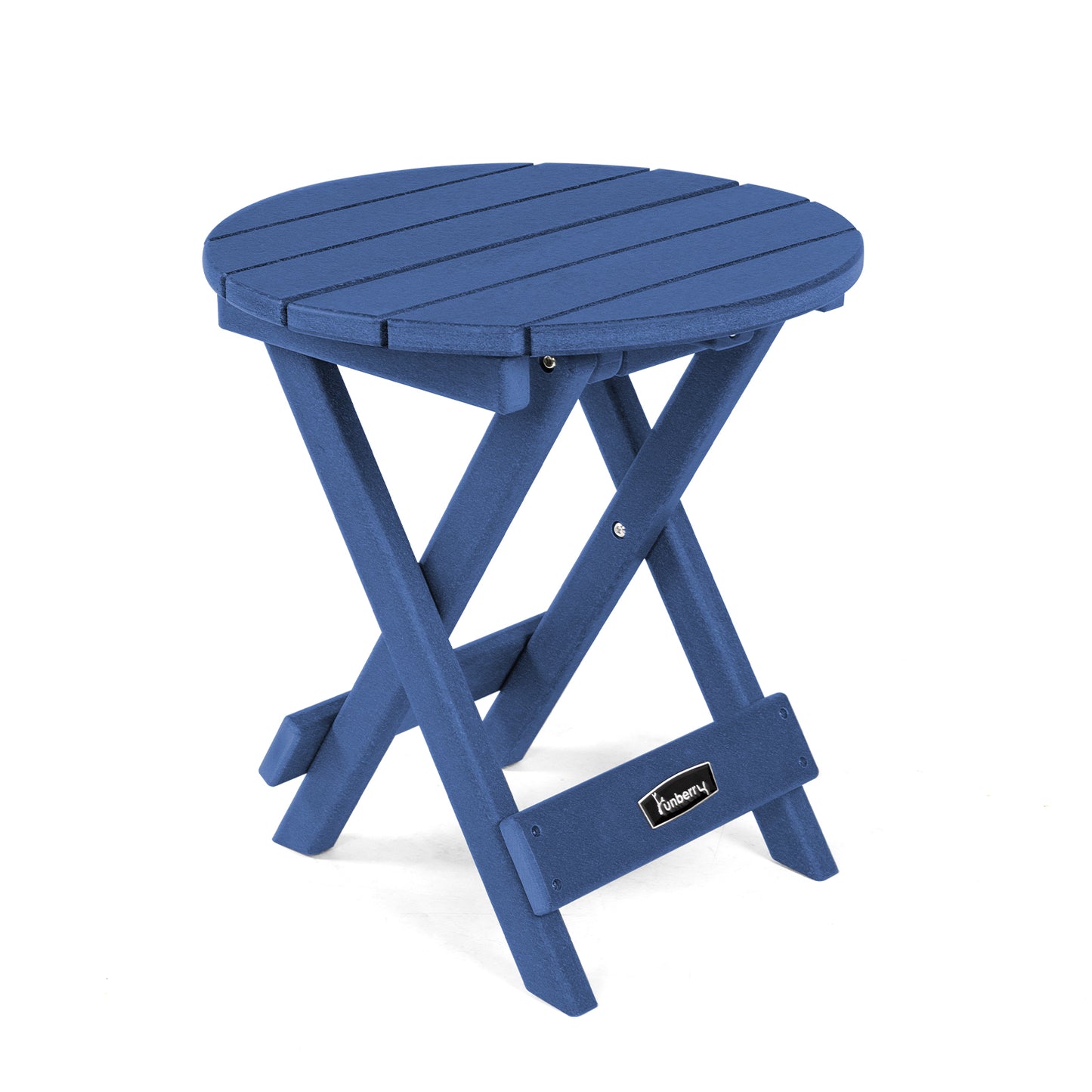 Outdoor Folding Side Table, No Assembly Portable Small Outdoor Table, Adirondack Table