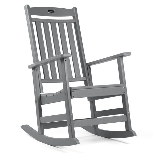 Patio Rocking Chairs, Poly Lumber Rocker, All Weather Rocking Chair Outdoor