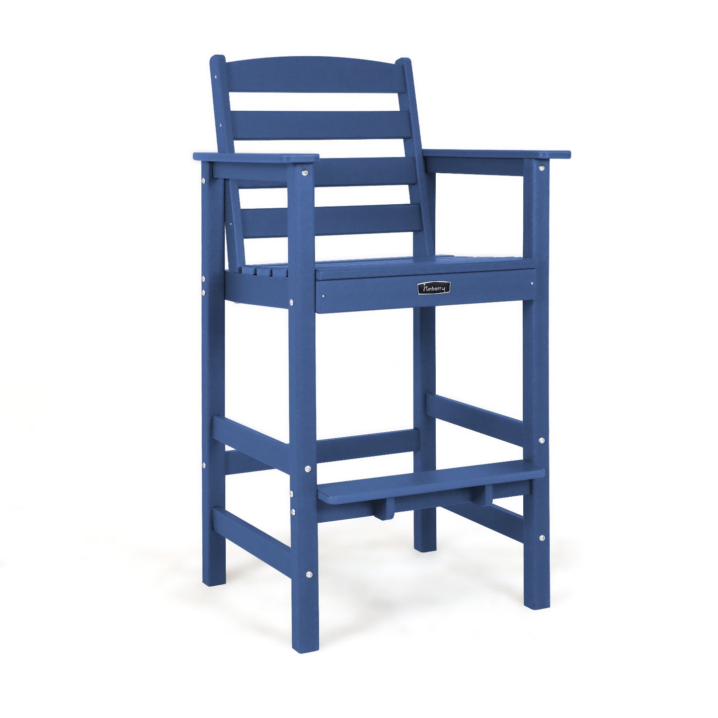 Bar Height Outdoor Chair, Tall Adirondack Chair, All Weather Outdoor Bar Chairs