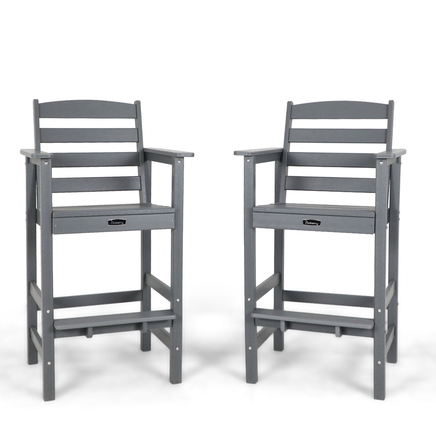 Bar Height Outdoor Chair, Tall Adirondack Chair, All Weather Outdoor Bar Chairs