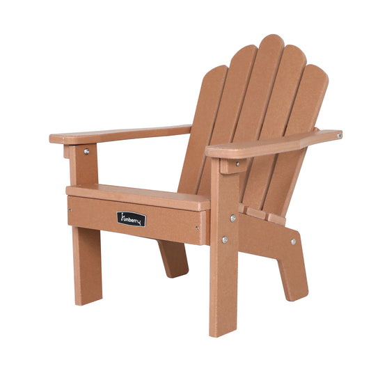 Kids Outdoor Chairs, HDPE Kids Adirondack Chairs, All Weather Easy Installation Toddler Outdoor Chair