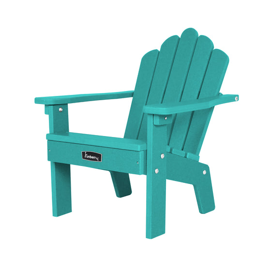 Kids Outdoor Chairs, HDPE Kids Adirondack Chairs, All Weather Easy Installation Toddler Outdoor Chair